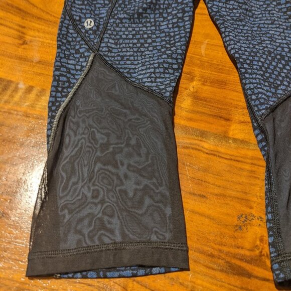 Lululemon - Pace Rival Crop Active Leggings W6ABPS | Size 6 | Teal Alberta - Picture 11 of 15